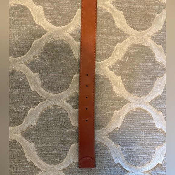 Reversible Navy and Tan Belt with Silver Buckle - Picture 2 of 7